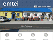 Tablet Screenshot of emtei.sk